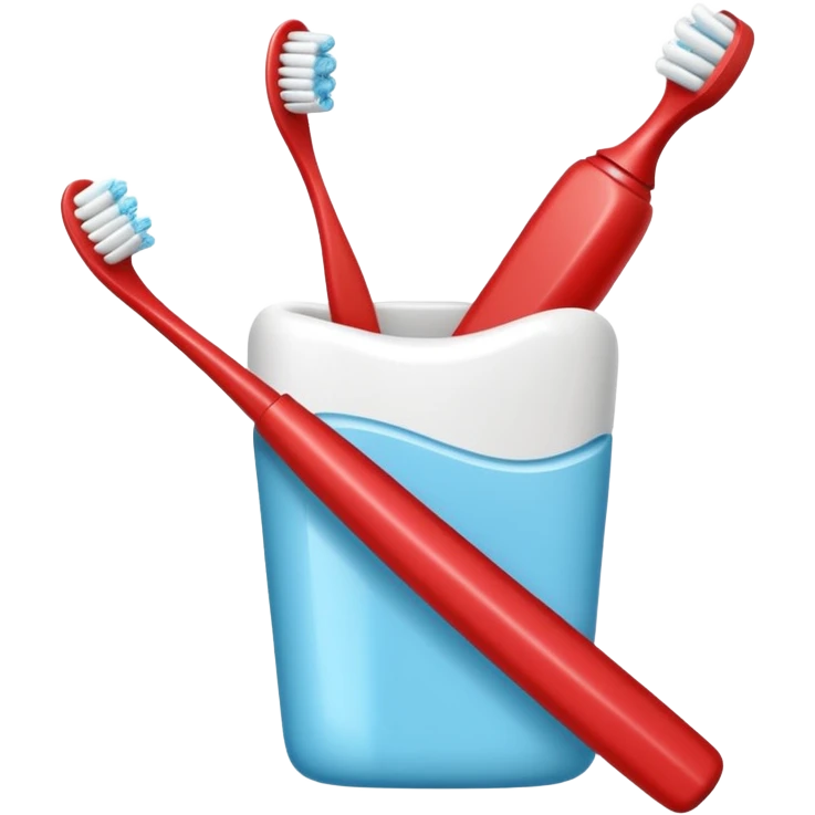 no pero osea de los cepillos, pasta hilo y así pero en color rojo  emoji