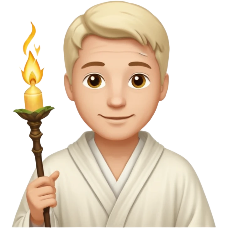 white male spiritual healer emoji