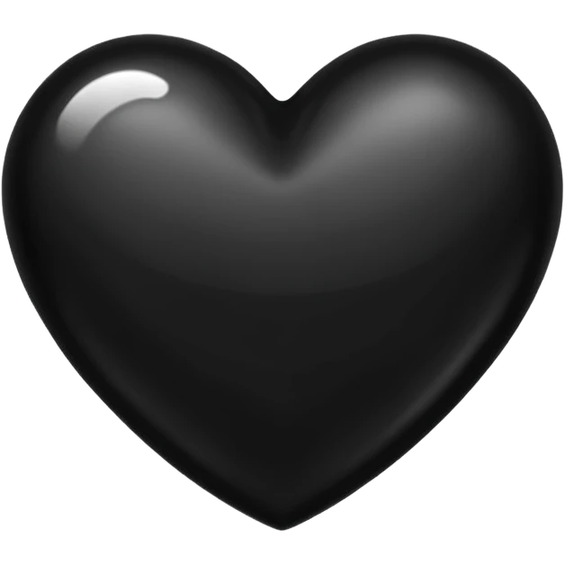 Coeur noir emoji