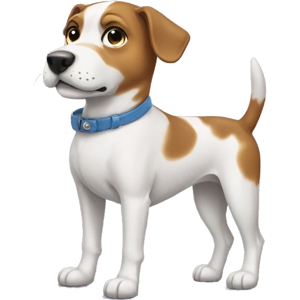 Dog wear shoes emoji