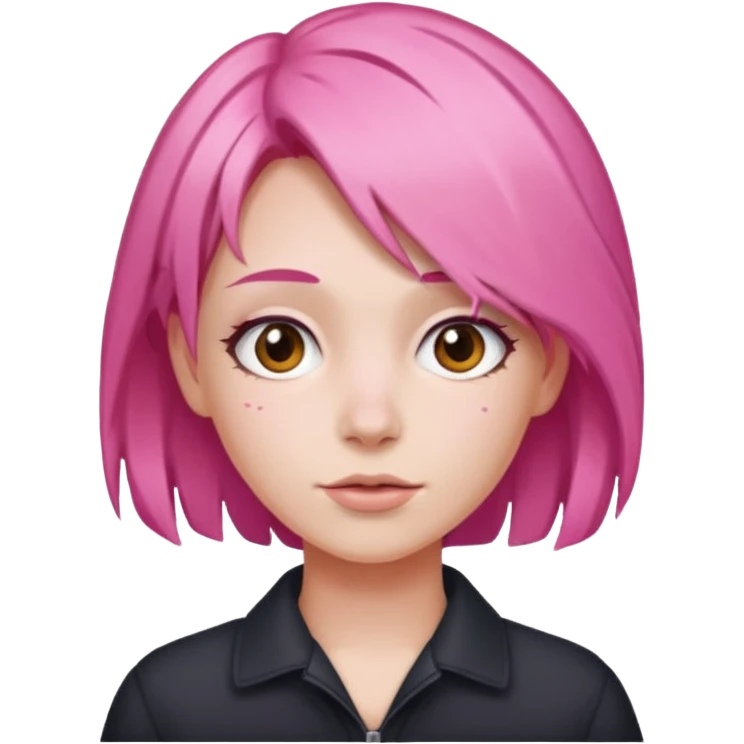 pink hair emoji