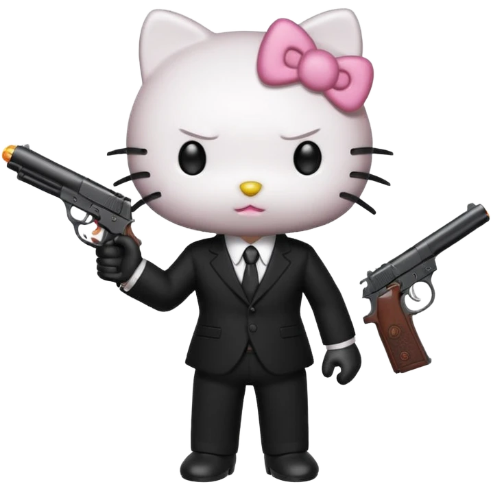 Mafia boss hello kitty who is a killer emoji