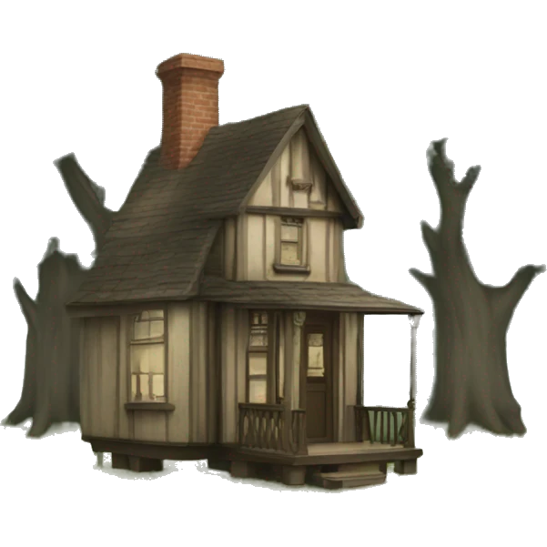 victorian caban in the woods emoji