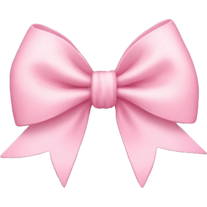 baby pink bow emoji