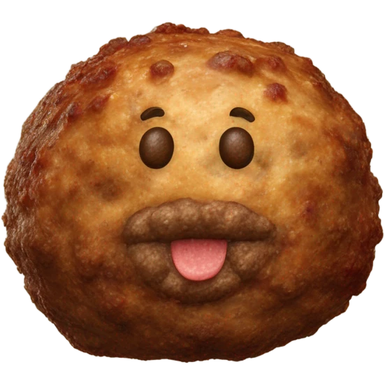 bola de carne emoji