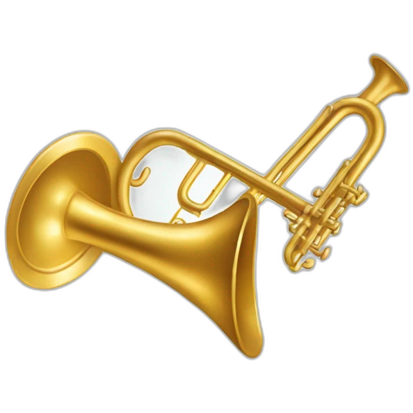 Trombone qui écoute de la musique  emoji