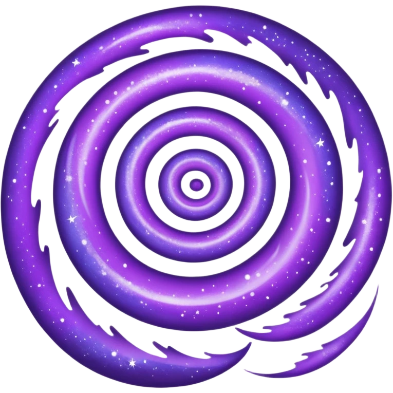 purple swirling galaxy with stars emoji