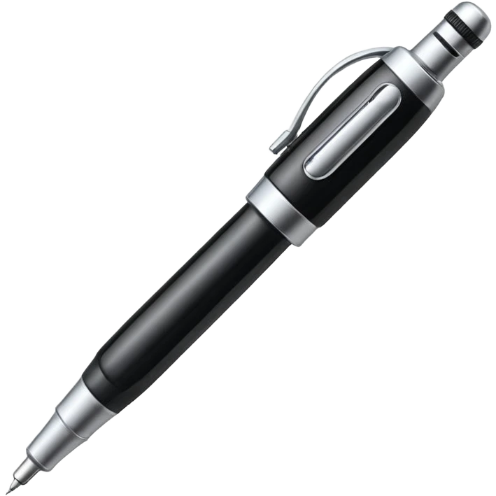 Big fat pen with needle tattoo gun emoji