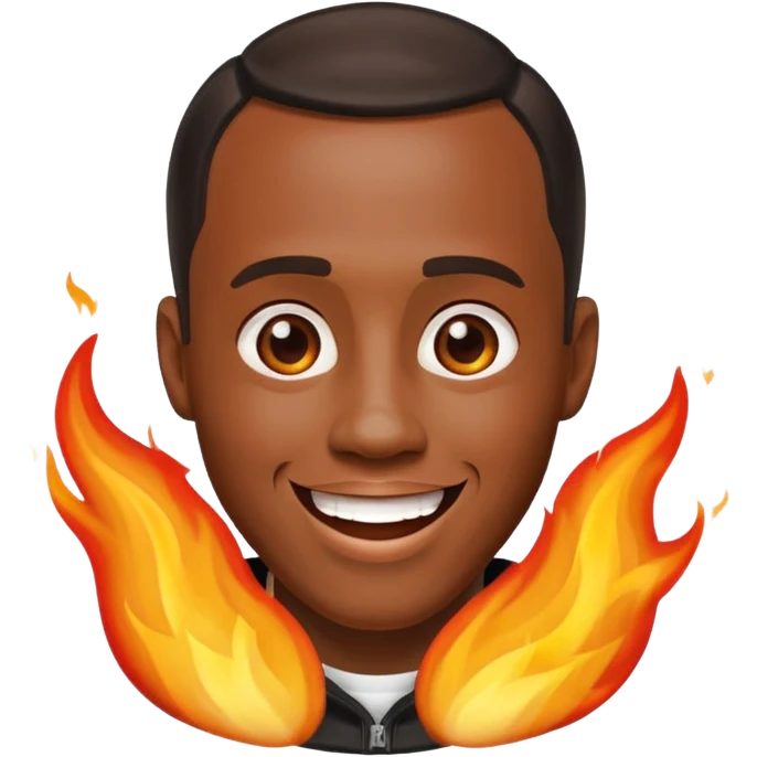 Diddy on fire emoji