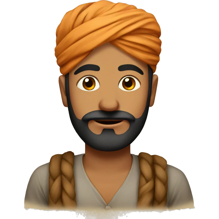 Men from rajesthan  emoji