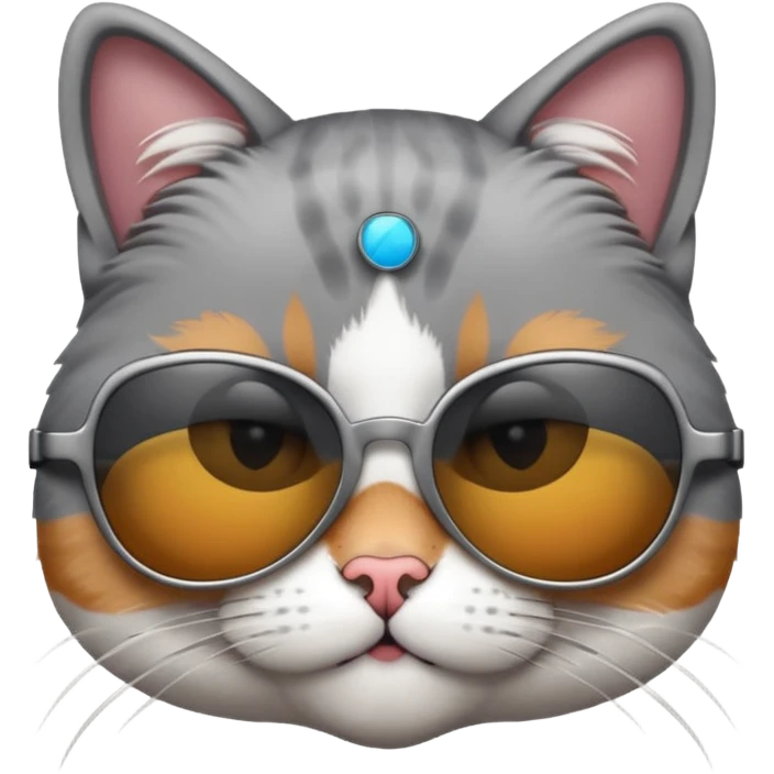 Cat wearing sunglasses emoji