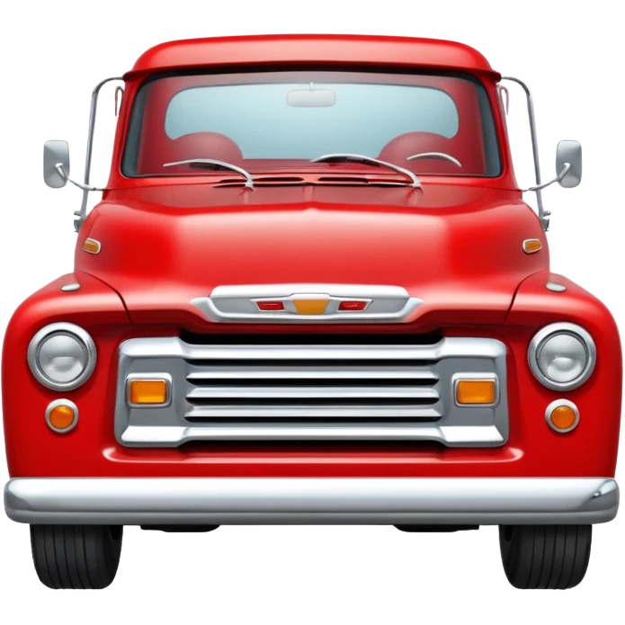 classic pickup truck emoji