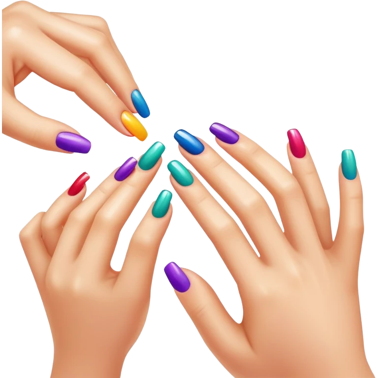 Painting nails emoji
