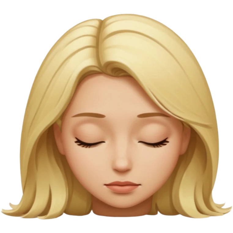Woman Laying face down on the ground  emoji