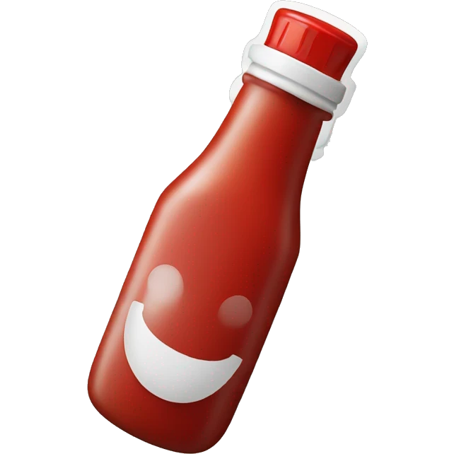 Ketchup bottle emoji