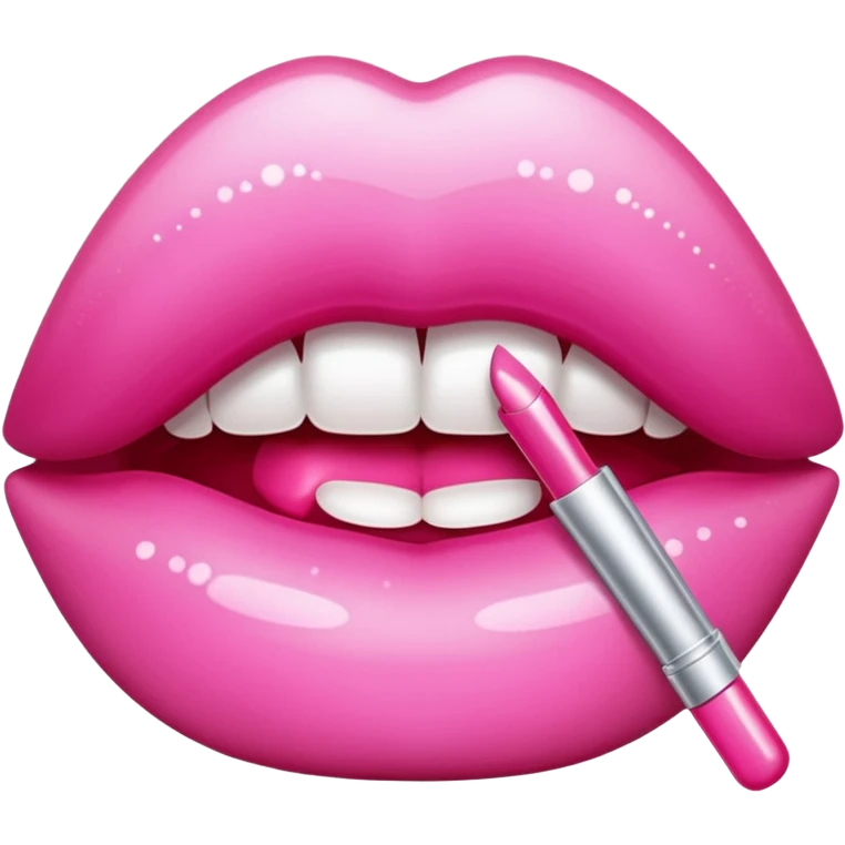 Lip gloss emoji