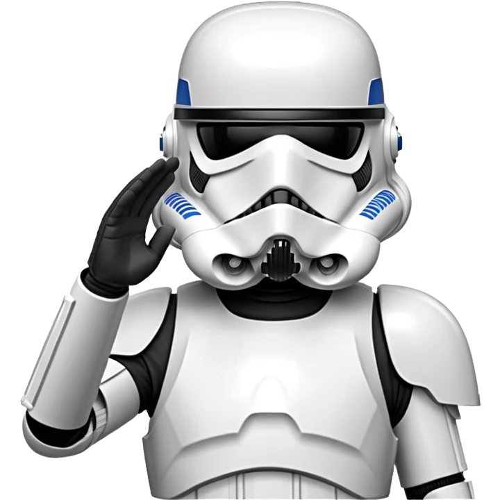 storm trooper salute emoji