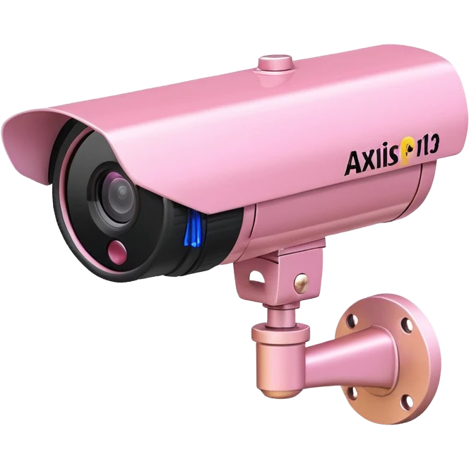 Security Camera pink Axis P1346-E emoji