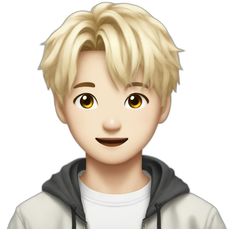 Bangchan Blond straykids emoji