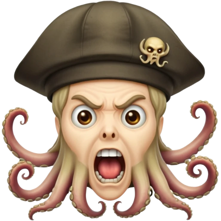 davy jones screaming emoji
