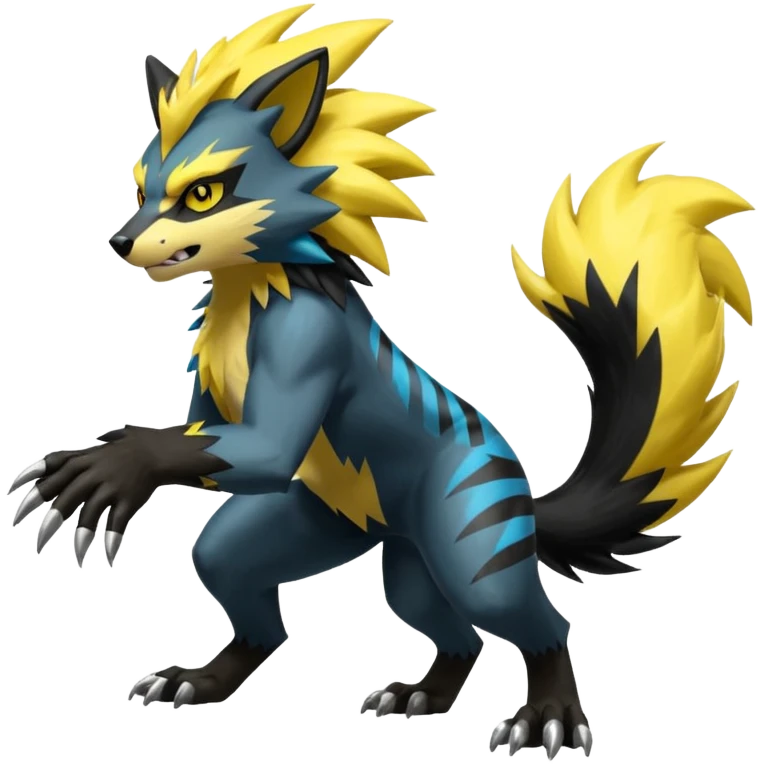 Obstagoon-Luxray-Zeraora-fusion  emoji