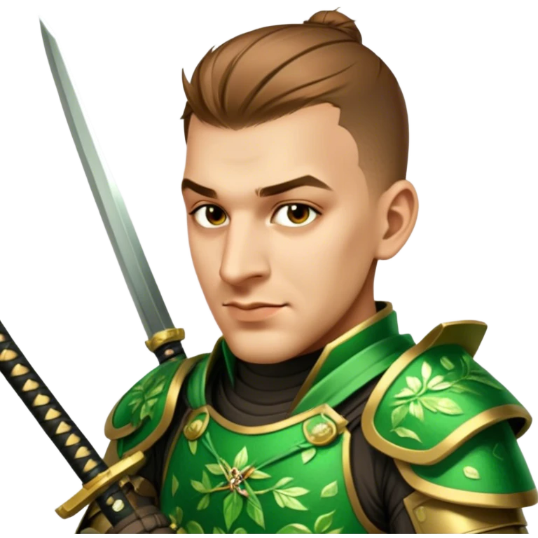 Emerald Samurai emoji