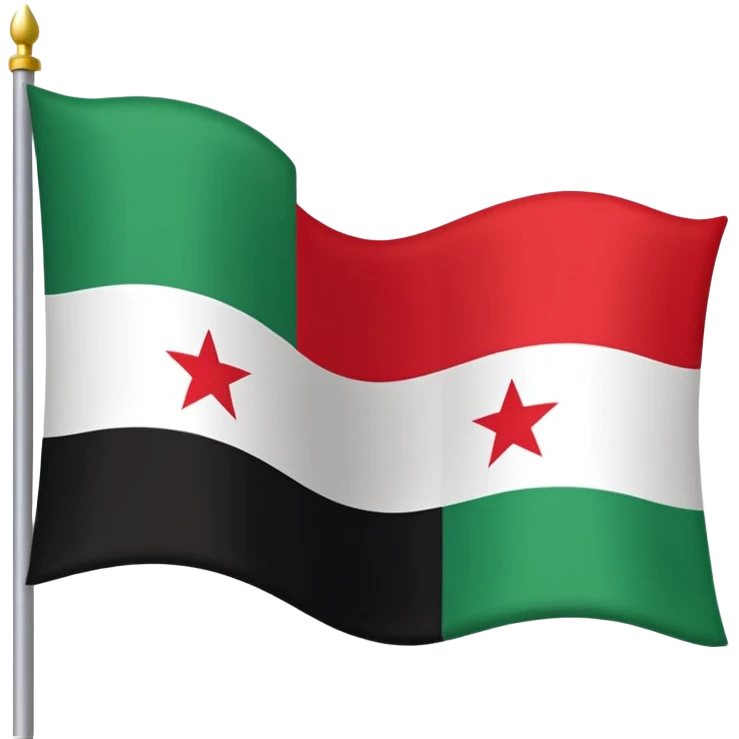 ba'athist syria flag emoji