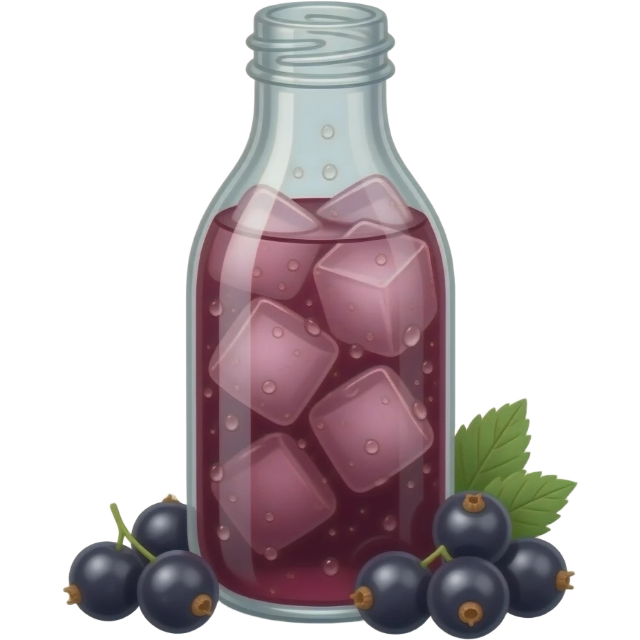iced blackcurrant emoji