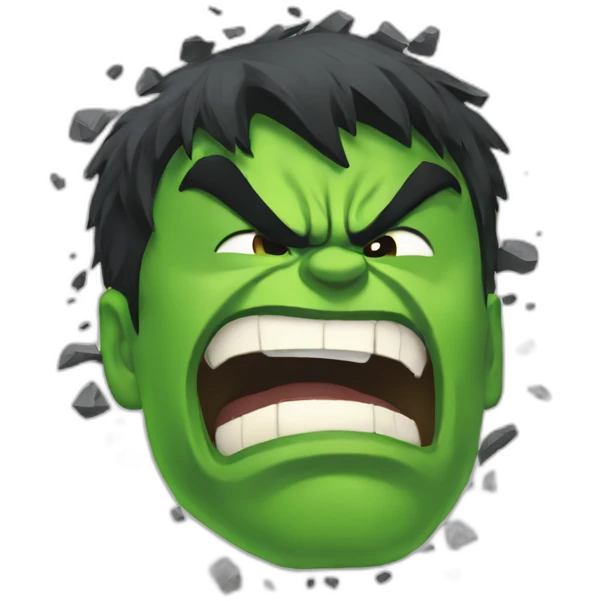 incredible hulk shirt destroyed emoji