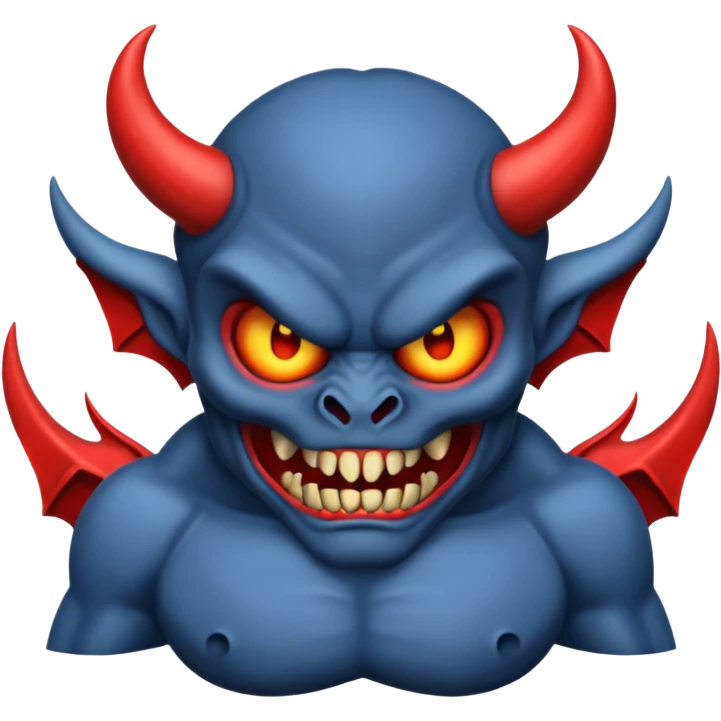 A 9/11 demon emoji
