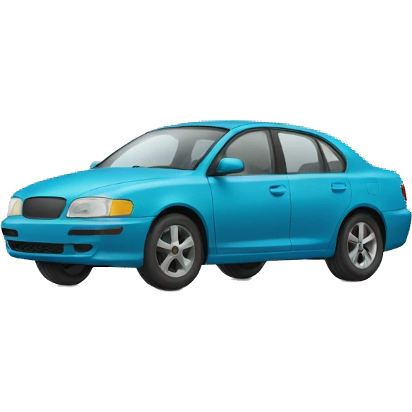 car with glasses emoji