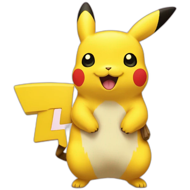 Pikacut buvant un coca emoji