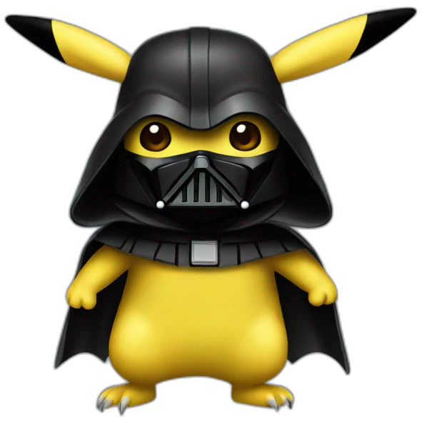 Pikachu like dark vador  emoji