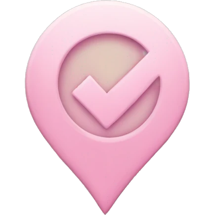 Light pink check mark emoji