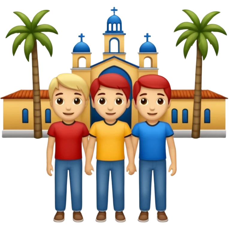 amigos puerto riqueños fuera del campus emoji