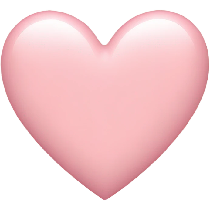 pastel pink heart emoji