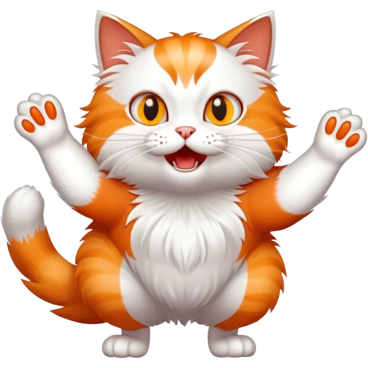 cat attack 1234 emoji