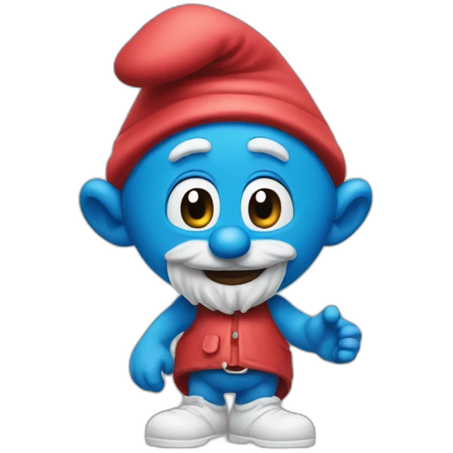 papa smurf emoji