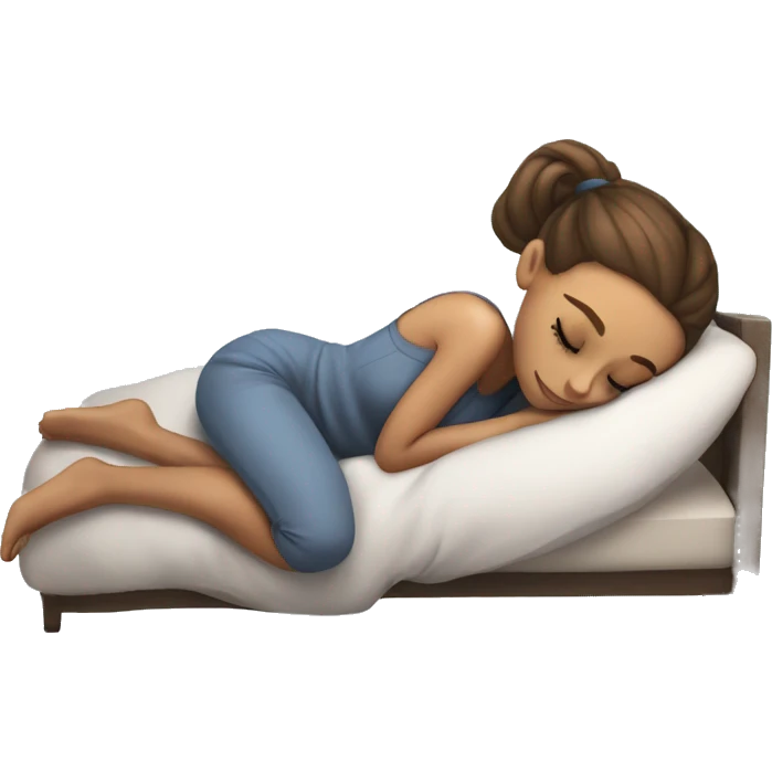 Ariana Grande sleeping emoji