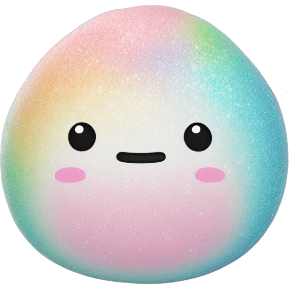 colorful pastel glitter squishmallow   emoji