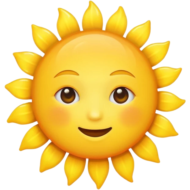Sun emoji