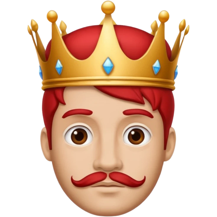 RED Crown King emoji