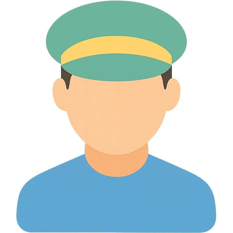 modern color driver icon with no outlines emoji