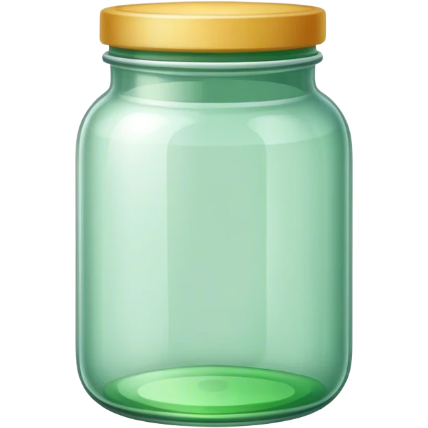 Empty jar green Cristal emoji