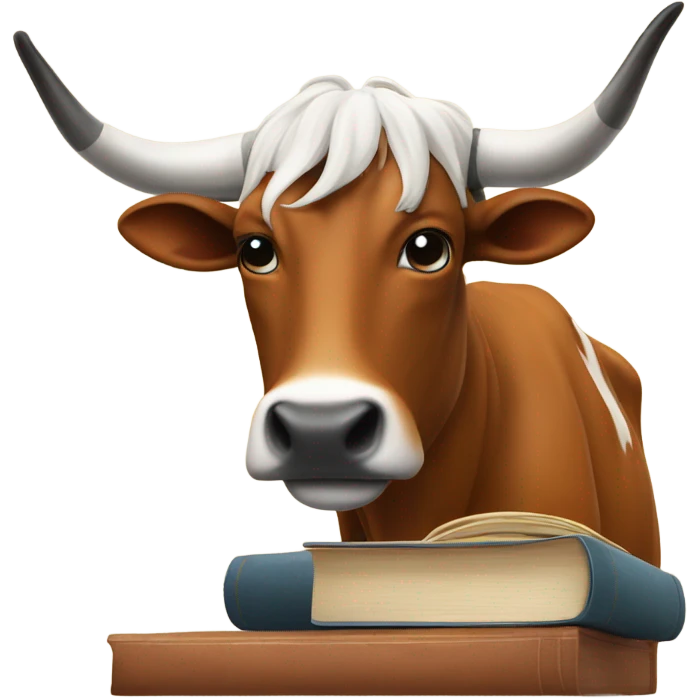 longhorn in a classr emoji