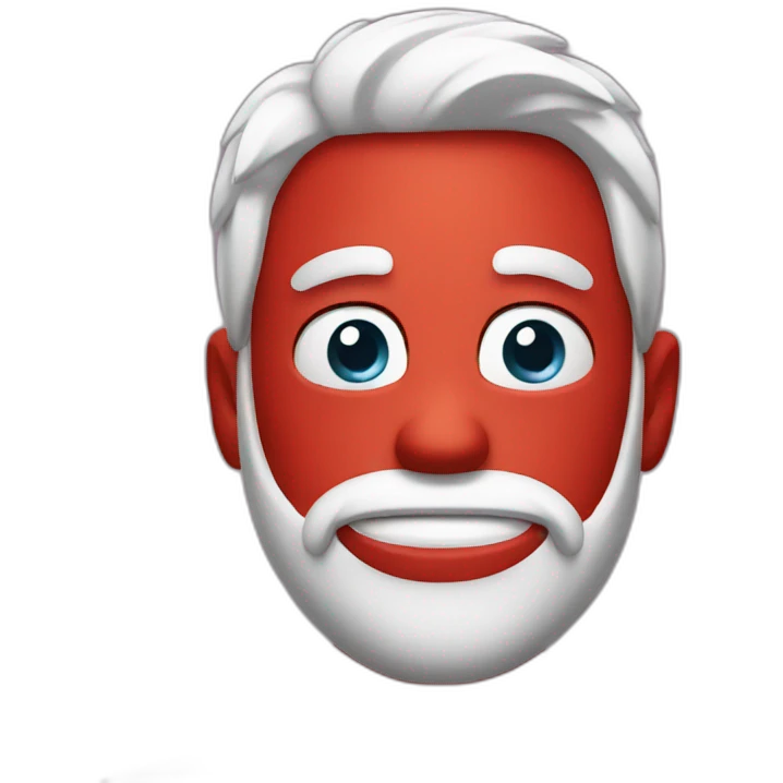red guy ball emoticon face emoji