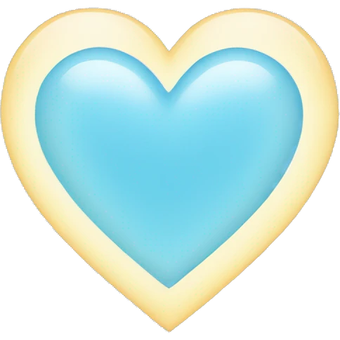 light blue heart emoji