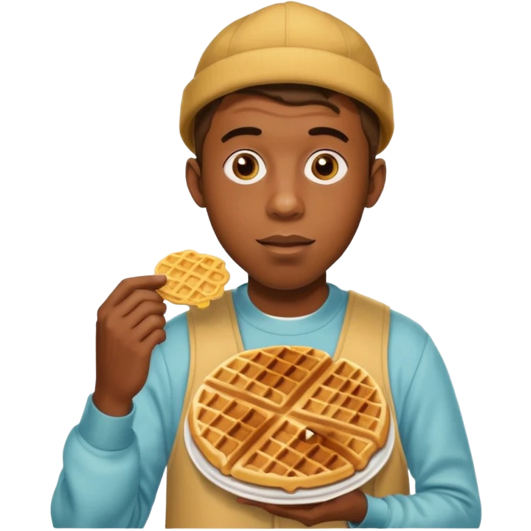 tyler the creator holding waffle emoji