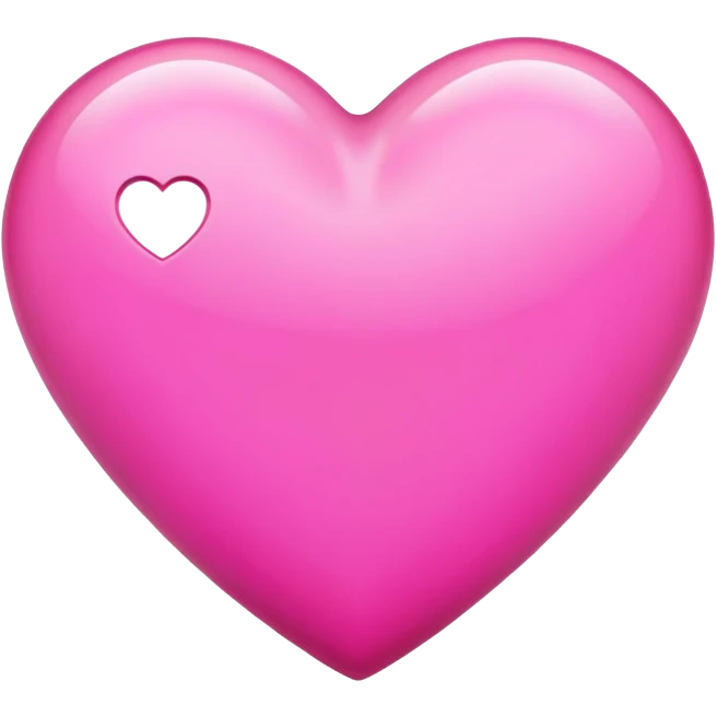 Pink heart emoji