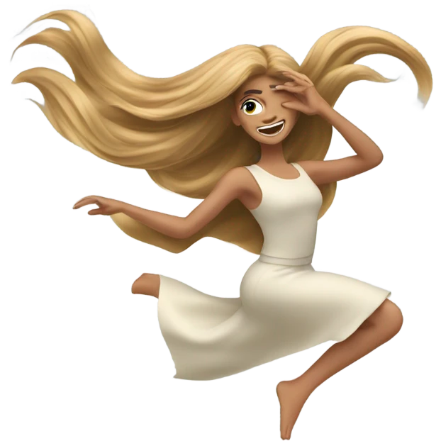 hair flick emoji